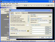 The Options Dialog in HotHTML 2001 Professional